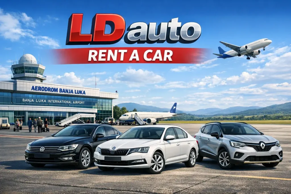 Rent a car aerodrom jeftino Banja Luka – najpovoljniji najam vozila bez depozita