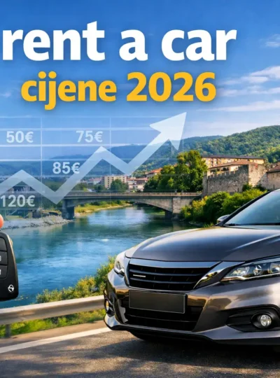 Rent a car cijene 2026 – vodič za najam vozila u Banjoj Luci